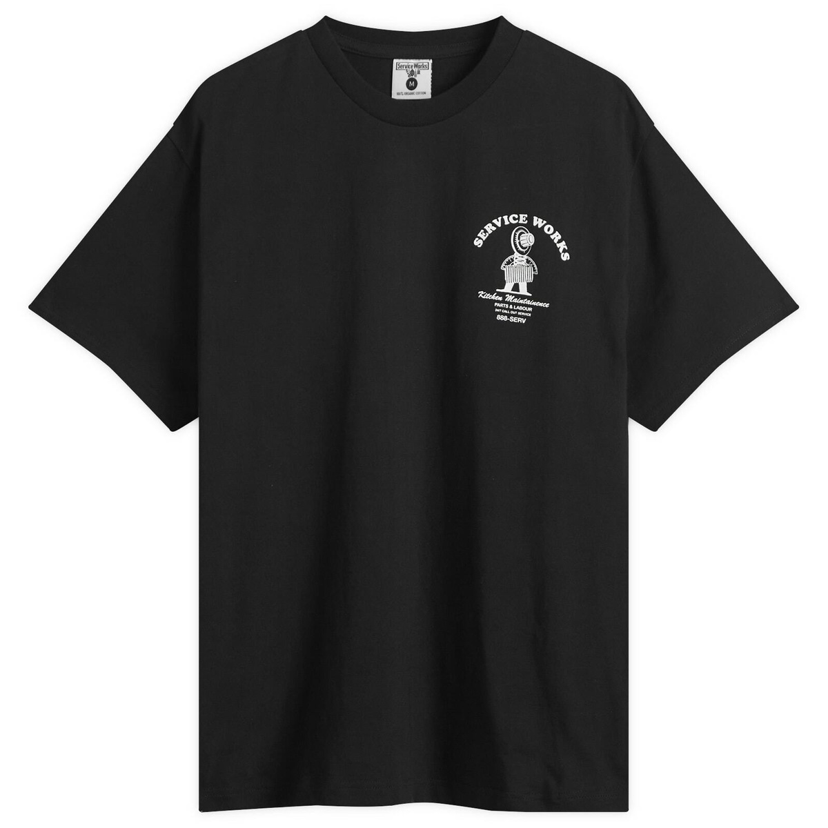 Service Works Men's Maintenance T-Shirt in Black