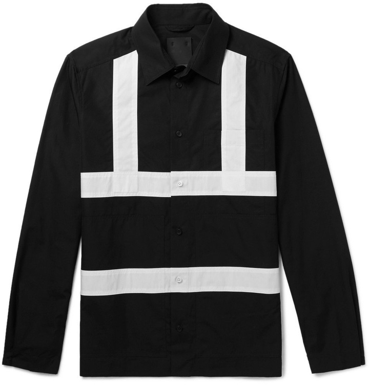 Photo: Craig Green - Contrast-Trimmed Cotton Shirt - Men - Black