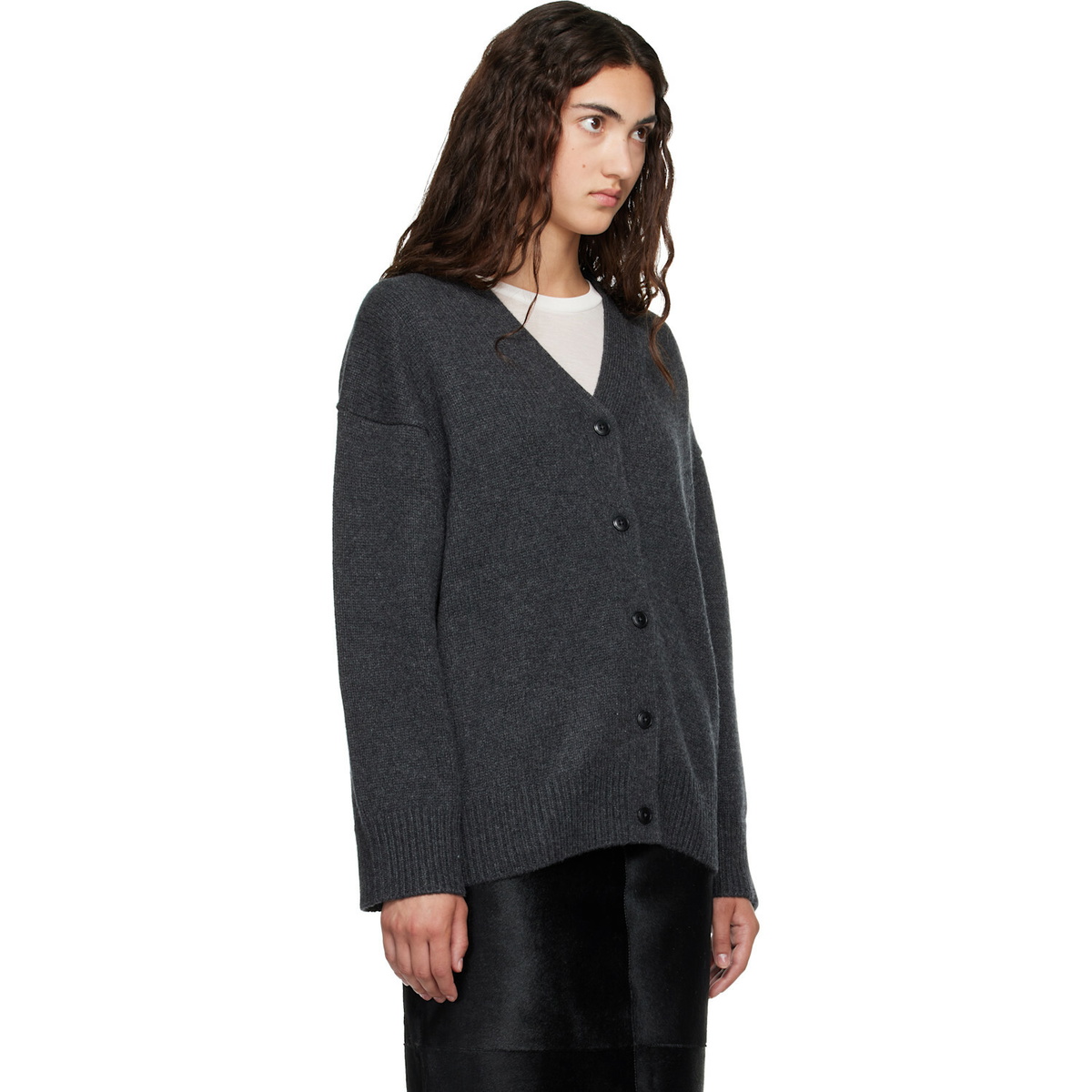 Loulou de Saison Gray DUCA Oversized Cardigan