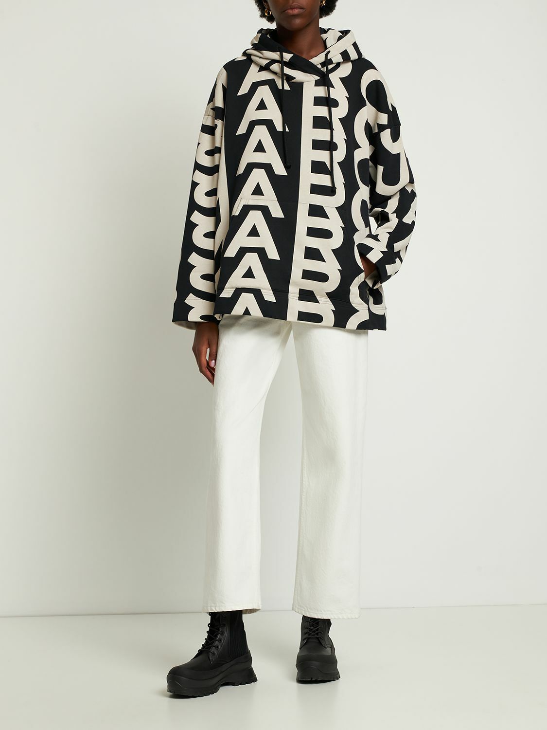 MARC JACOBS - Monogram Oversize Hoodie Marc Jacobs