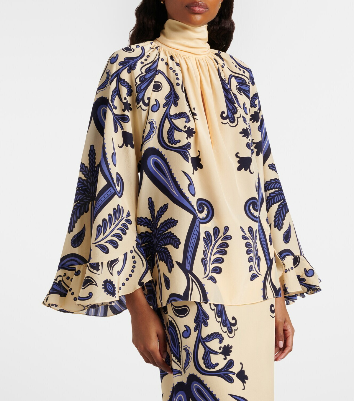 Johanna Ortiz Paisley silk blouse