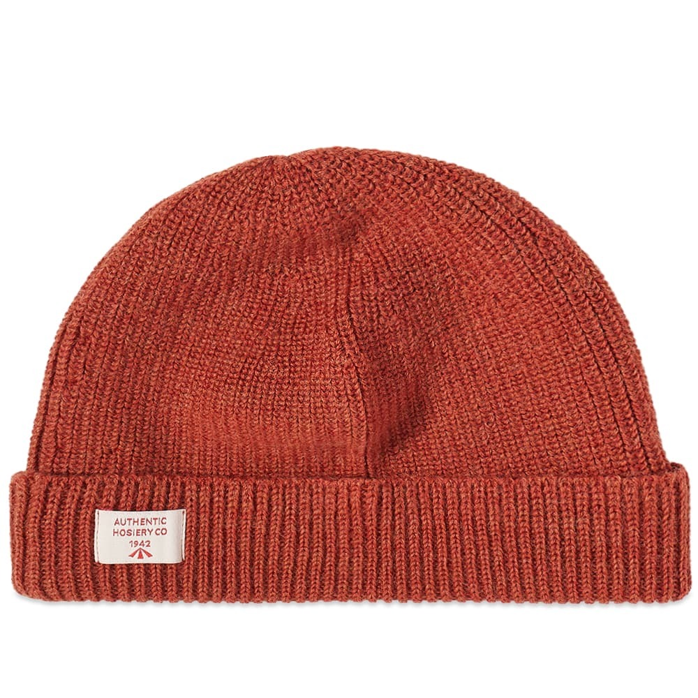 Nigel Cabourn Men's Solid Beanie in Orange Nigel Cabourn