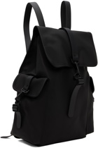RAINS Black Rucksack Cargo Backpack