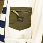 Stan Ray Men's Patchwork Fleece Jacket in Natural/Olive