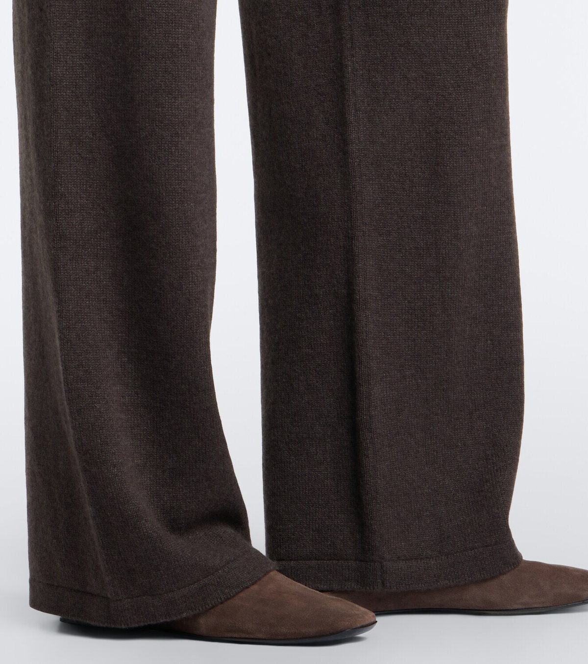 Eleventy Knitted cashmere wide-leg pants