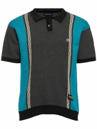 DEVA STATES Chain Jacquard Knit S/s Polo Shirt