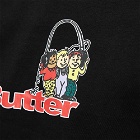 Butter Goods Men's Headphones Logo T-Shirt in Black