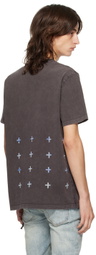Ksubi Brown Crewneck Sinners Kash T-Shirt