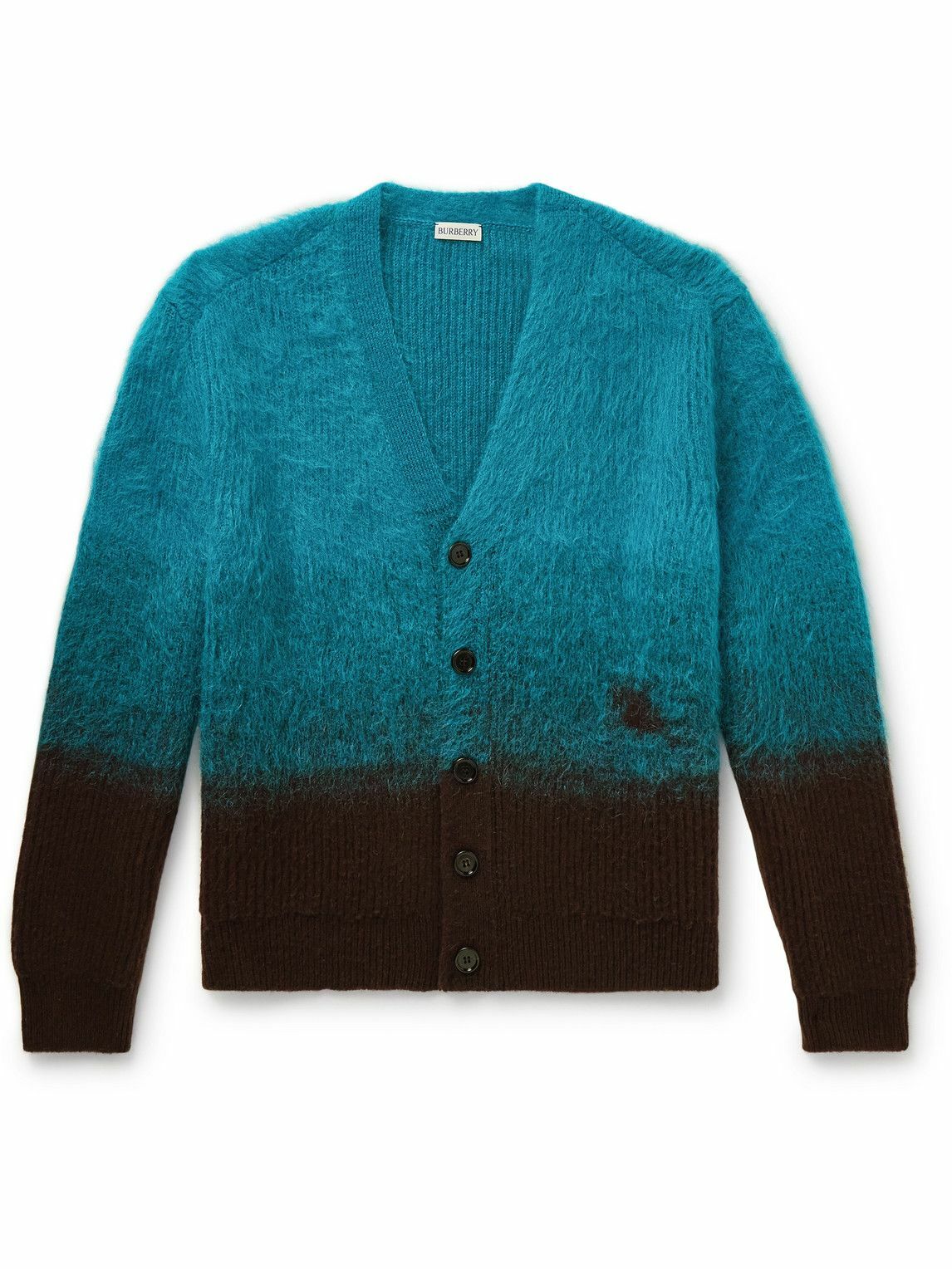 BURBERRY BLUE LABEL◇カーディガン/S/ウール/BLK ,BURBERRYBLUELABEL