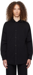Les Tien Black Oversized Shirt