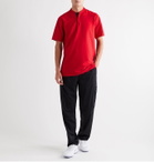 Nike Golf - Tiger Woods Ribbed Dri-FIT Stretch-Jersey Golf Polo Shirt - Red