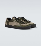Prada Speedrock leather-trimmed sneakers