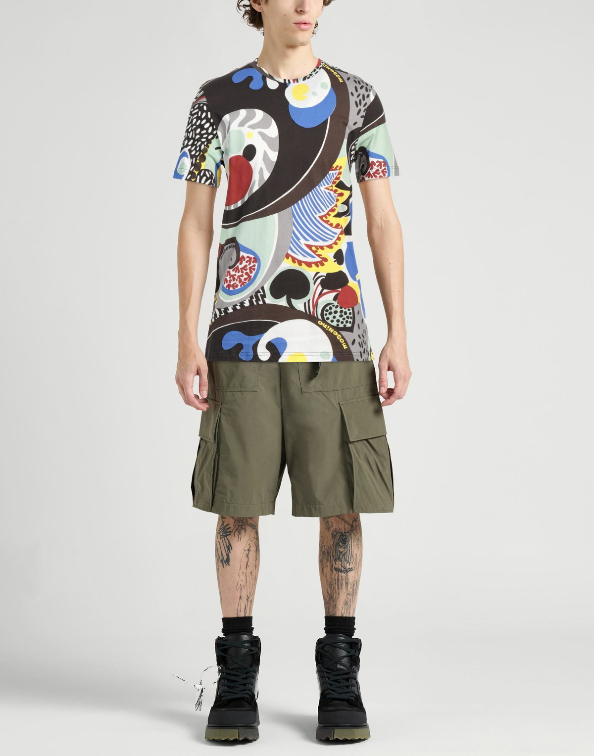 Moschino Mens T-shirt in Black