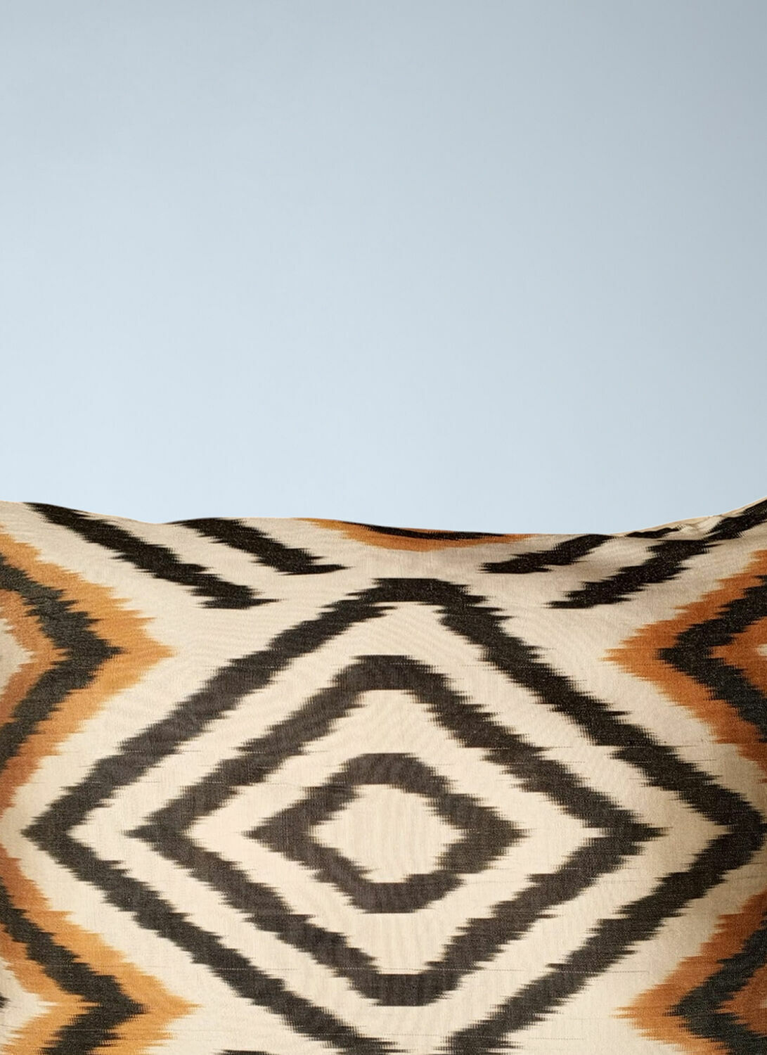 Les-Ottomans Geometric Patterned Cushion