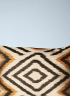Les-Ottomans Geometric Patterned Cushion