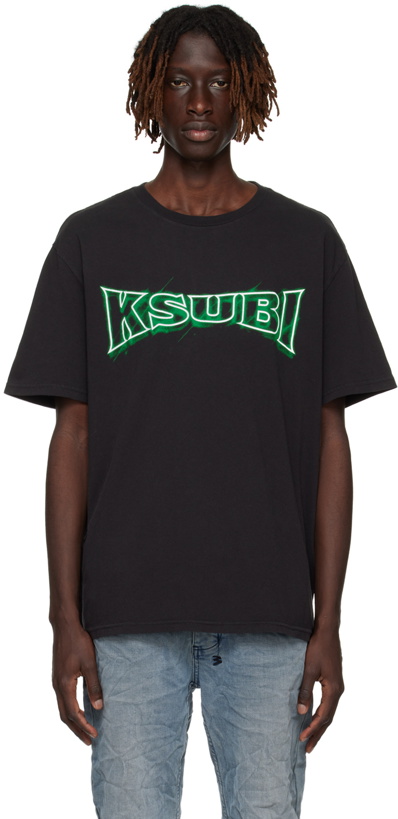 Photo: Ksubi Black Neon Kash T-Shirt