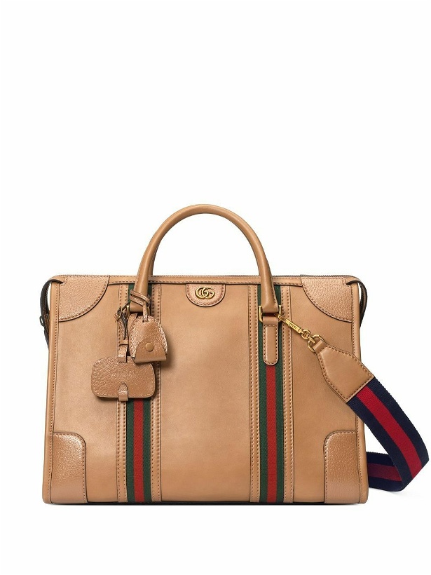 Photo: GUCCI - Large Leather Duffle Bag