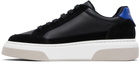 Ferragamo Black Low Cut Gancini Outline Sneakers