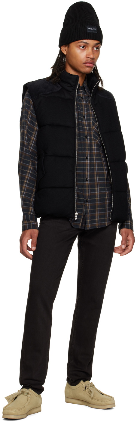 rag & bone Black Byron Vest