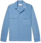 AMI - Tech-Shell Shirt - Blue