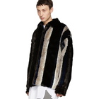 Y/Project Brown Faux Fur Jacket