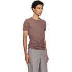 Rick Owens Purple Tower Double S/S T-shirt