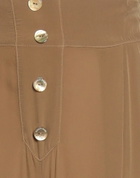 Alessia Santi Womens Pants Khaki