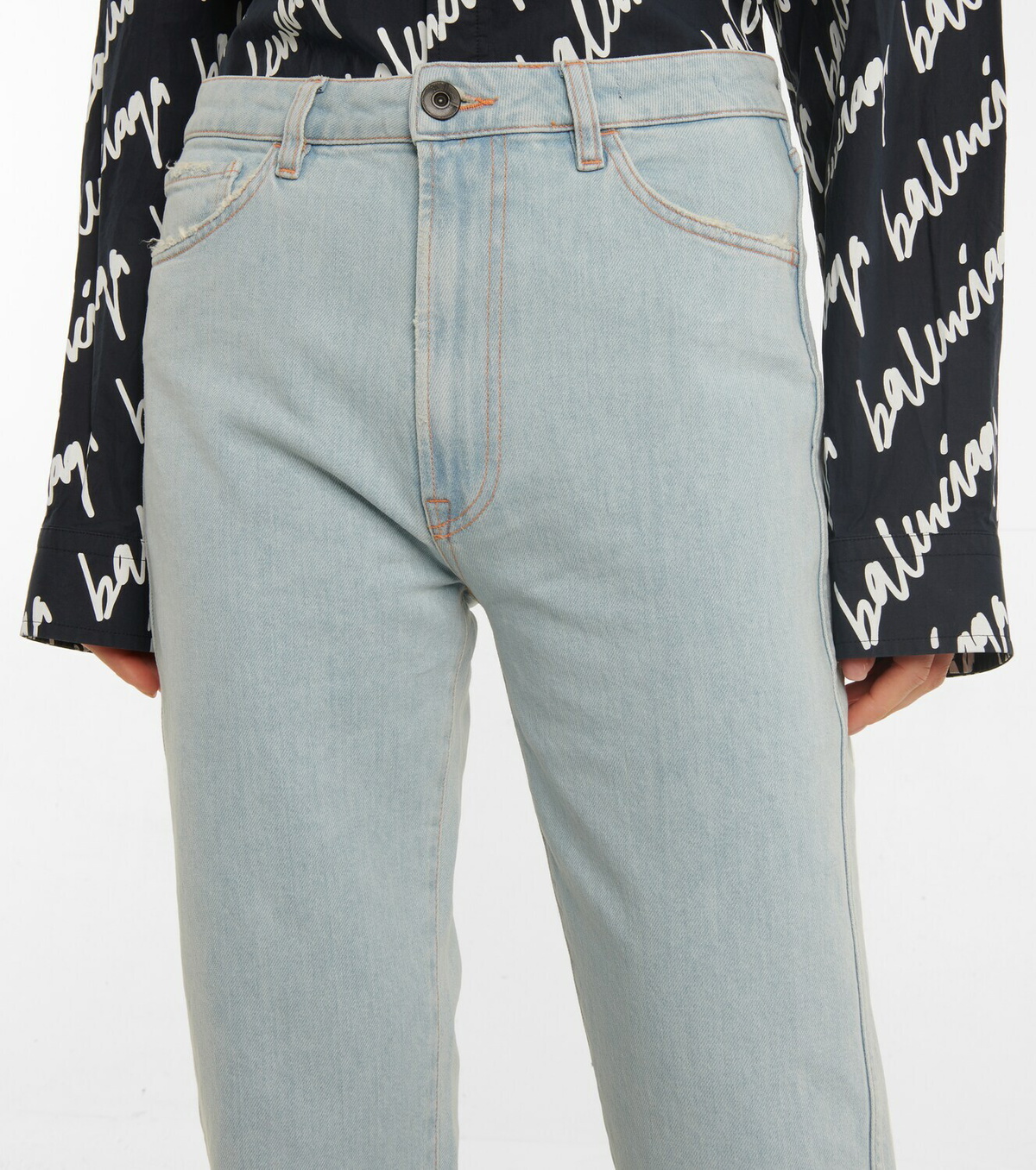 3x1 N.Y.C. Emma Sneaker high-rise flare jeans