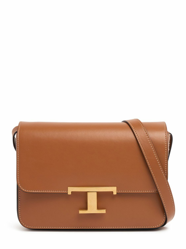 Photo: TOD'S Mini Ttt Tracollina Leather Shoulder Bag