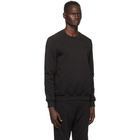 Ermenegildo Zegna Black Logo Sweatshirt