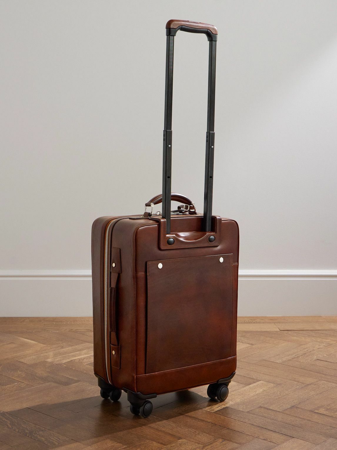 Brunello Cucinelli - Full-Grain Leather Carry-On Suitcase Brunello