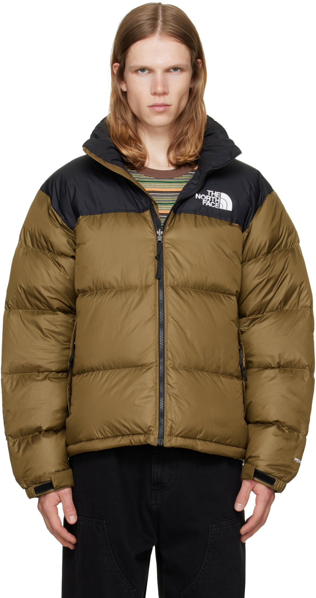 The North Face Khaki 1996 Retro Nuptse Down Jacket