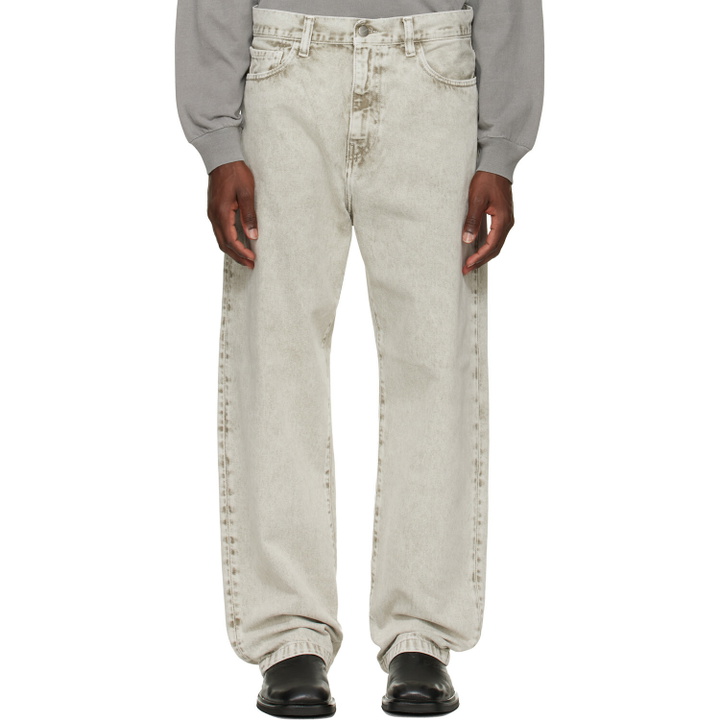Photo: Carhartt Work In Progress Gray Landon Jeans