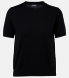 'S Max Mara Cotton, silk, and cashmere knitted top