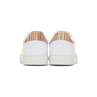 Paul Smith White Multi Stripe Basso Sneakers