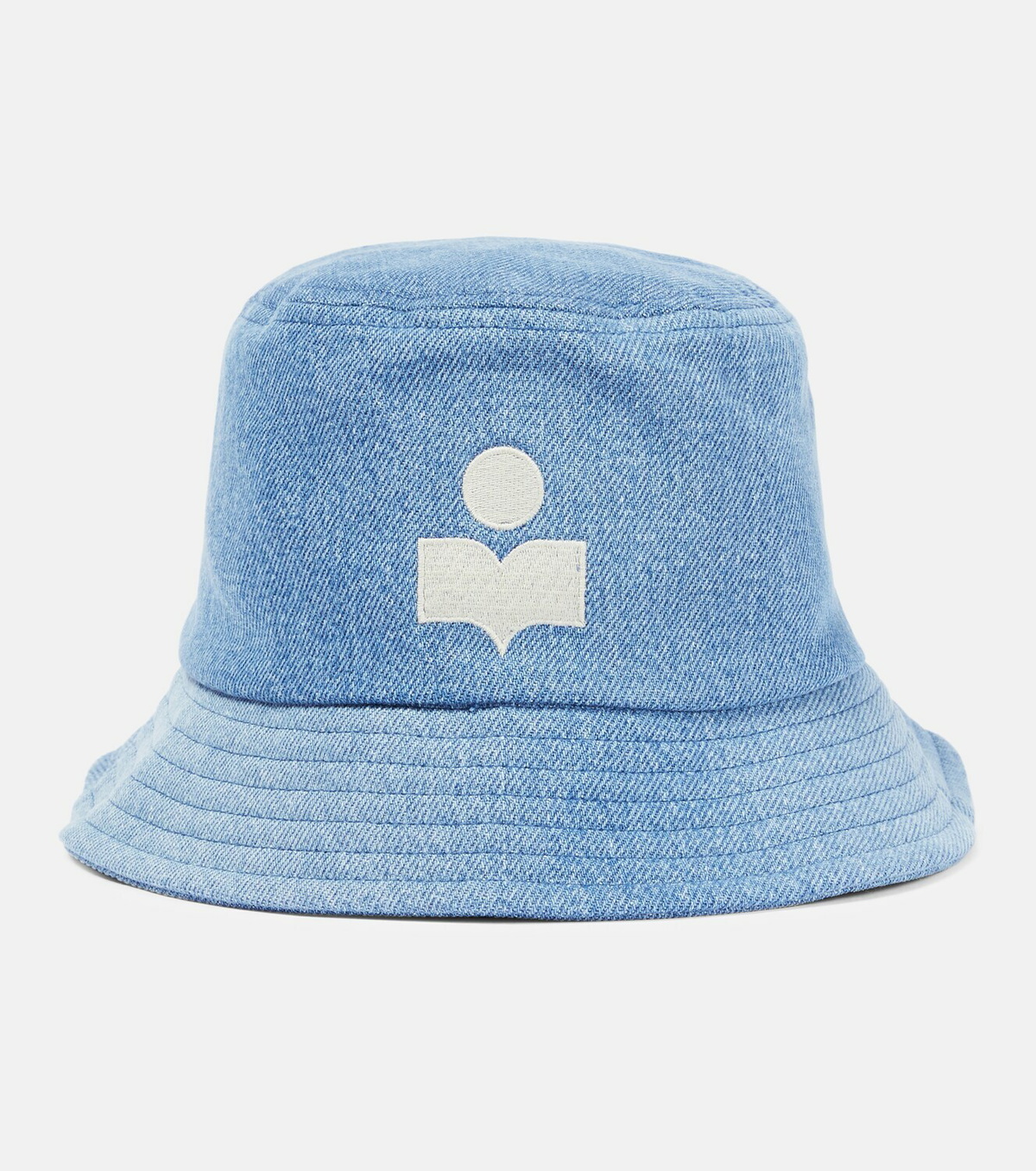 Isabel Marant Haley Graffiti Logo Bucket Hat - Size 57 Isabel Marant - Haley denim bucket hat Isabel Marant main image 4