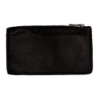 Guidi Black Zipped Wallet