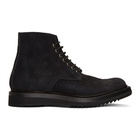 Rick Owens Black Chukka Creeper Boots