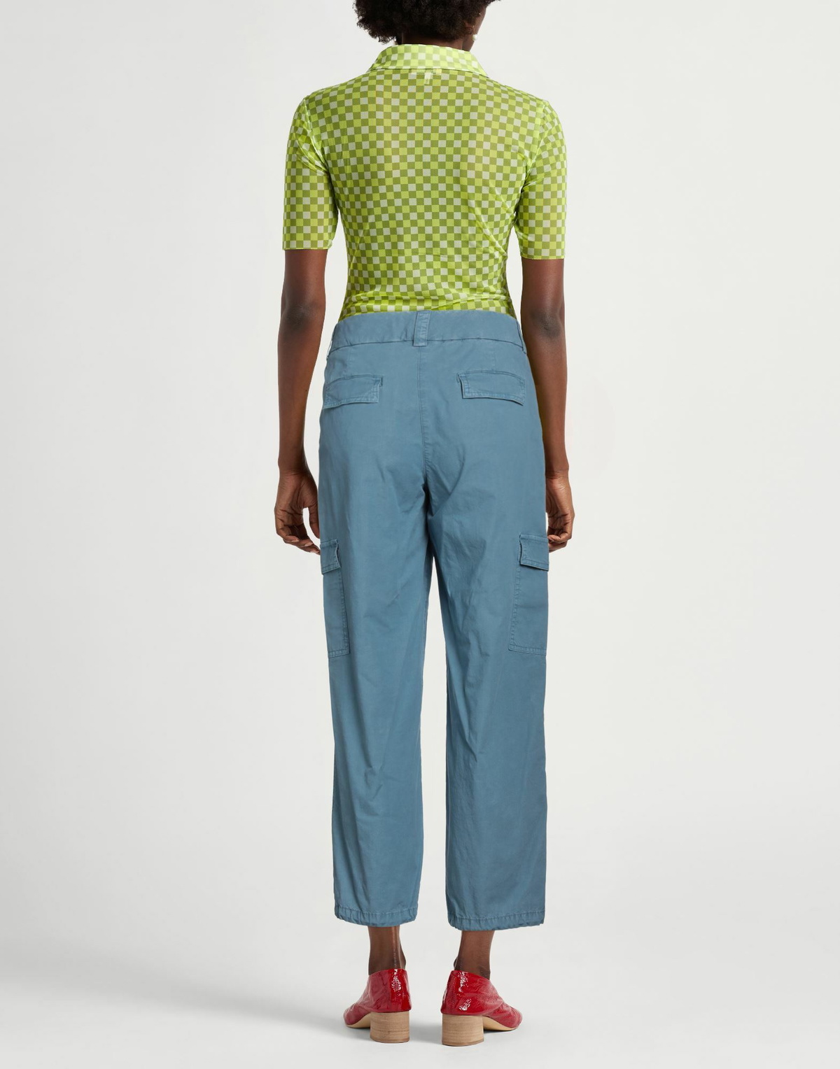 Peserico Womens Pants Slate in Blue