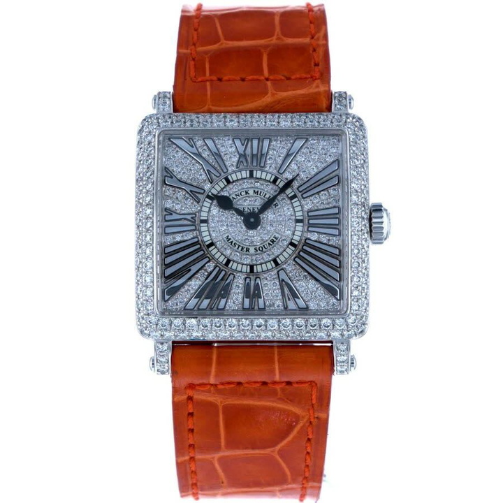 Photo: Franck Muller Master Square Quartz Diamond Unisex Watch 6002 S QZ R D CD
