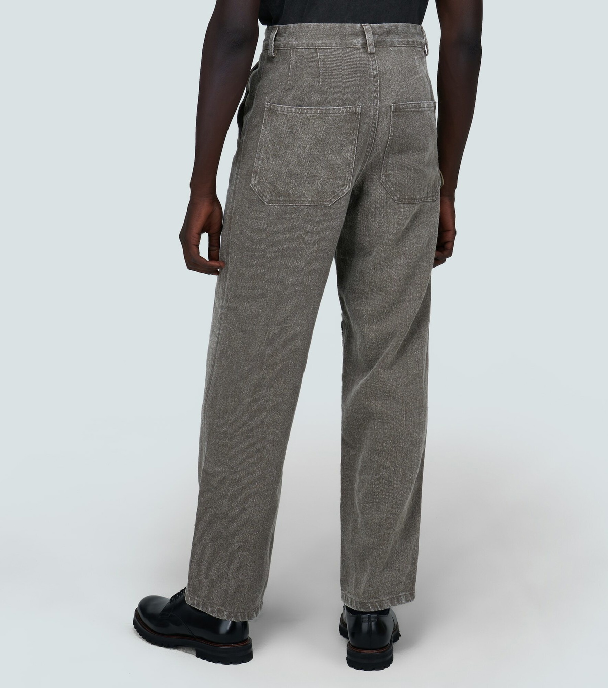 Nanushka - Bil linen denim-look pants