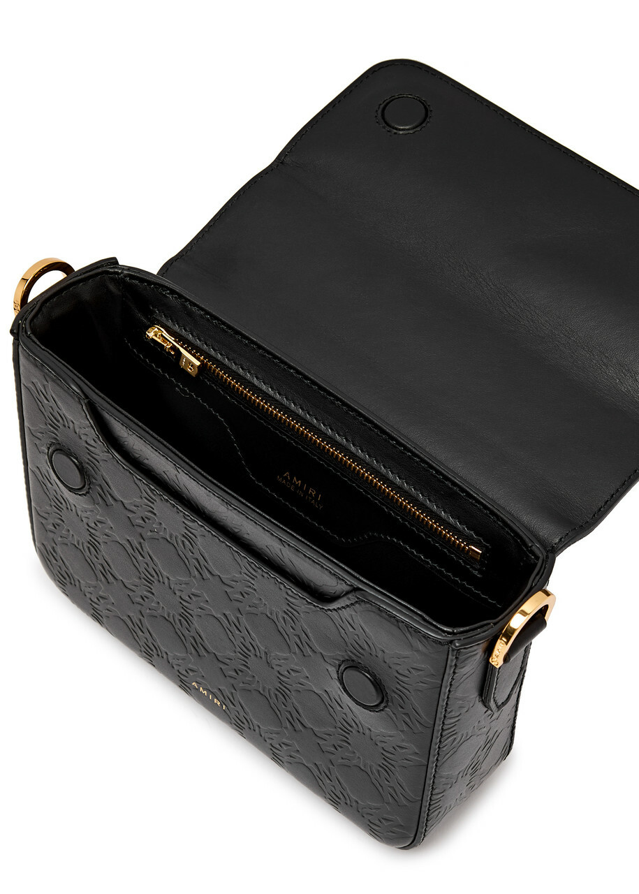 【AMIRI】MA QUADレザーバッグ MA QUAD CROSSBODY - Black – AMIRI