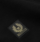 BELSTAFF - Logo-Appliquéd Fleece-Back Cotton-Jersey Sweatshirt - Black