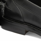 Vinnys Men's VINNY's Yuppee Tassel Loafer in Black Crust Leather