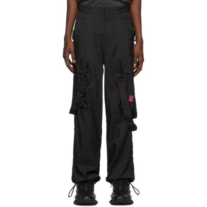 Off-White Black Bondage Cargo Pants Off-White