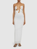 CHRISTOPHER ESBER Molded Venus Sheer Jersey Midi Dress