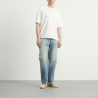 Wax London Men's Milton Shapes Embroidery T-Shirt in Ecru