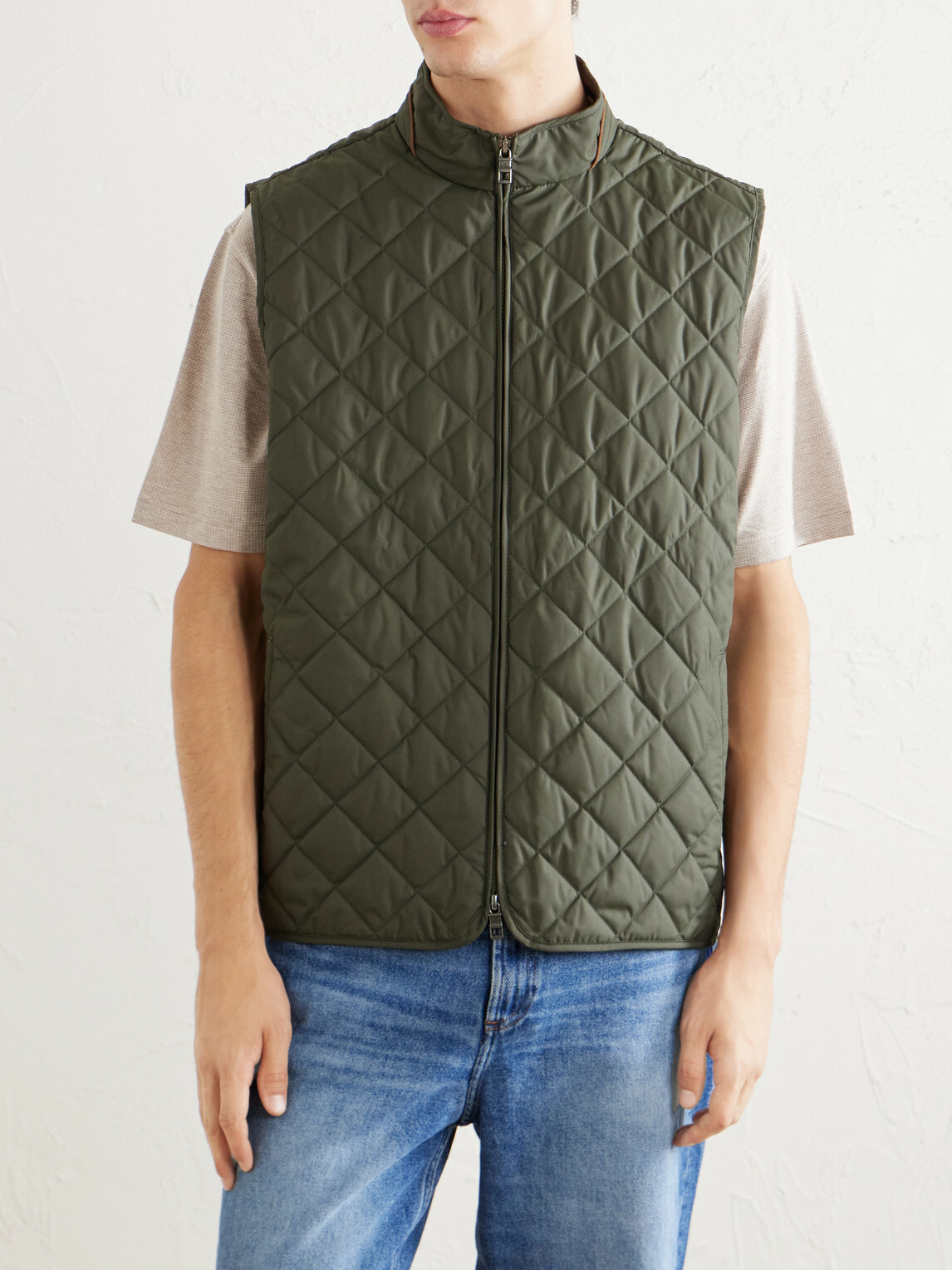 Peter Millar - Essex Quilted Shell Vest - Green