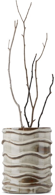 Photo: Serax Taupe Anita Le Grelle Edition Terres De Rêves Birch Vase