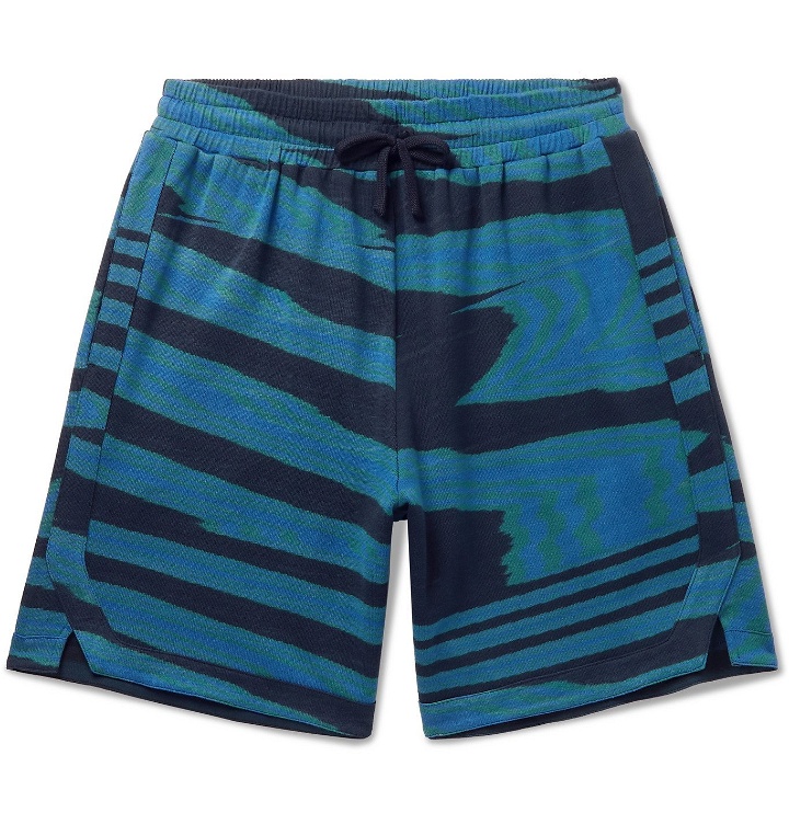 Photo: Missoni - Printed Cotton Bermuda Shorts - Blue